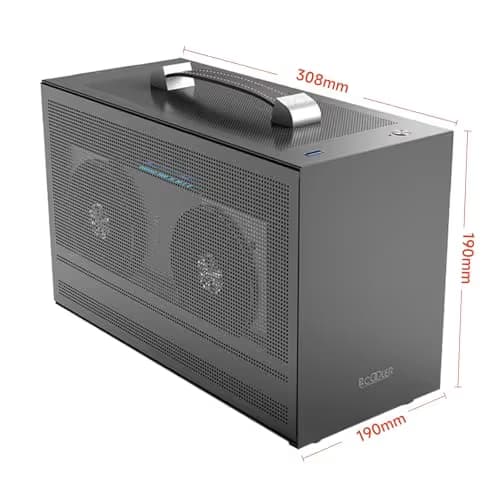PC Cooler I100 PRO Mini-ITX Desktop White Mesh image