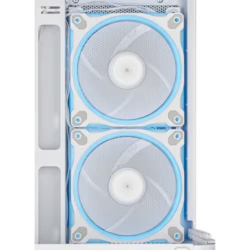 Asus Prime AP202 Micro ATX Mid Tower White with Tempered Glass Side Panel and USB 3.2 Gen 2x2 Type-C / USB 3.2 Gen 1 Type-A image