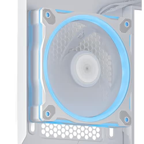 Asus Prime AP202 Micro ATX Mid Tower White with Tempered Glass Side Panel and USB 3.2 Gen 2x2 Type-C / USB 3.2 Gen 1 Type-A image