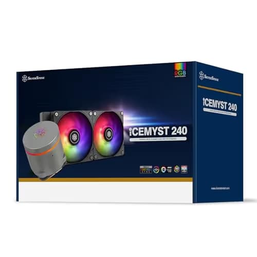 Silverstone IceMyst 240 75.74 CFM Water 240mm Silver / Black image