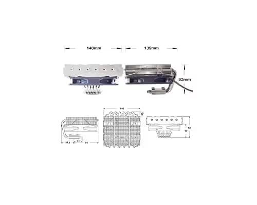 Silverstone NT06-PRO-V2 Air 82mm Silver / Black image