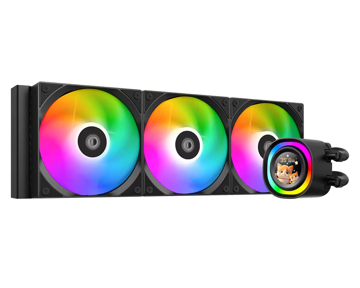 ID-COOLING FX360 LCD Water Black main image