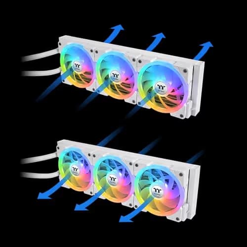 Thermaltake MAGFloe 360 Ultra Water 360mm ARGB Sync 57.11 CFM White image