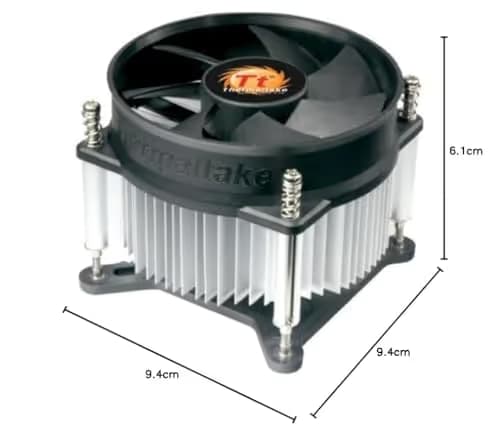Thermaltake CLP0556-B 39.7 CFM Sleeve Bearing Air 95mm image