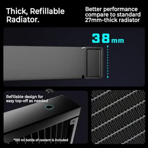 Enermax LIQMAXFLO Water 240mm 58.03 CFM Black image