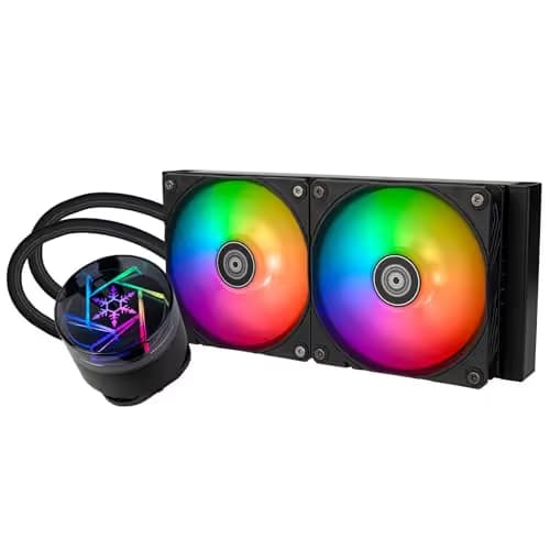 Silverstone NovaPeak Water 240mm ARGB 75.74 CFM Black main image