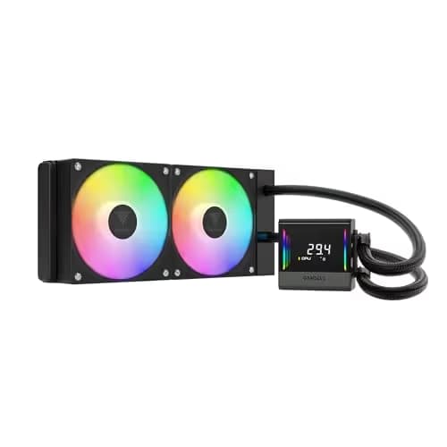 GAMDIAS CHIONE E4 Water 240mm 73.36 CFM Black main image