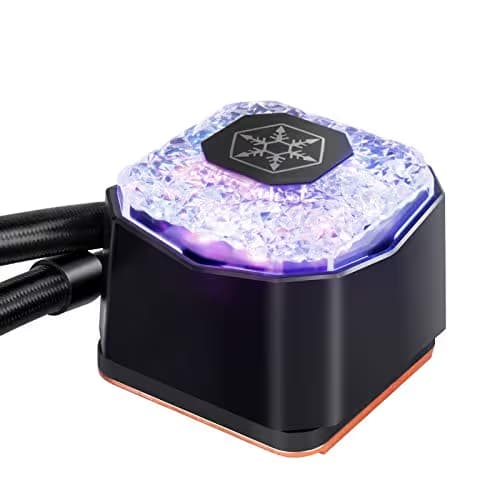 Silverstone IceGem Water 280mm 99.2 CFM Black image