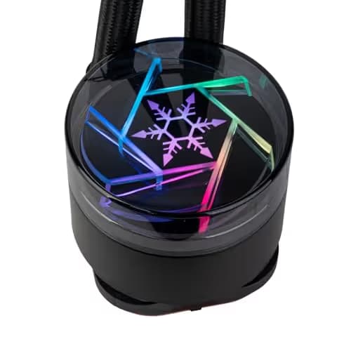 Silverstone NovaPeak Water 360mm ARGB 75.74 CFM Black image