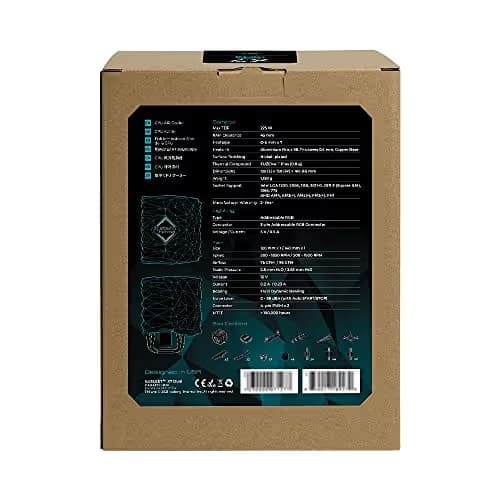 Iceberg Thermal IceSLEET X7 Air Dual 96 CFM 166mm Teal / Silver image