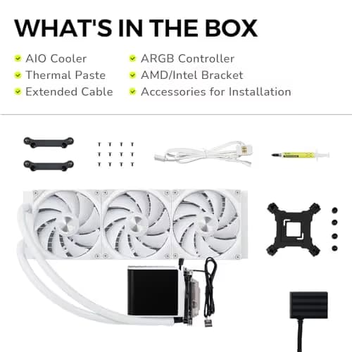 TRYX PANORAMA ARGB (2025) AIO 360mm White image
