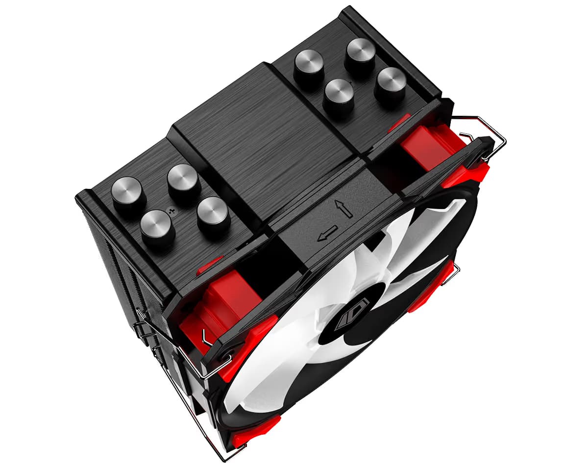 ID-COOLING SE-214-XT-RN Air 150mm 71.2 CFM Black / Red image