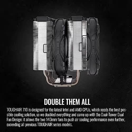 Thermaltake TOUGHAIR 710 Air 165mm 81.96 CFM Gray image