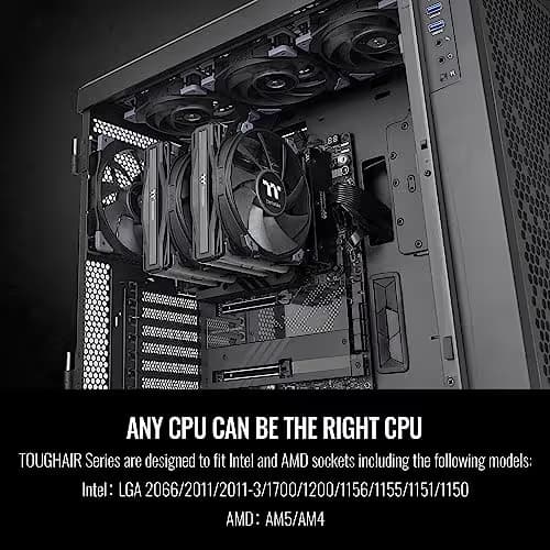 Thermaltake TOUGHAIR 710 Air 165mm 81.96 CFM Gray image