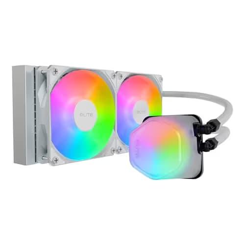 Cooler Master Elite White Water 84.2 CFM 240mm White image