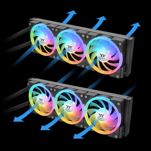 Thermaltake MAGFloe 360 Ultra ARGB Sync 57.11 CFM Water 360mm Black image