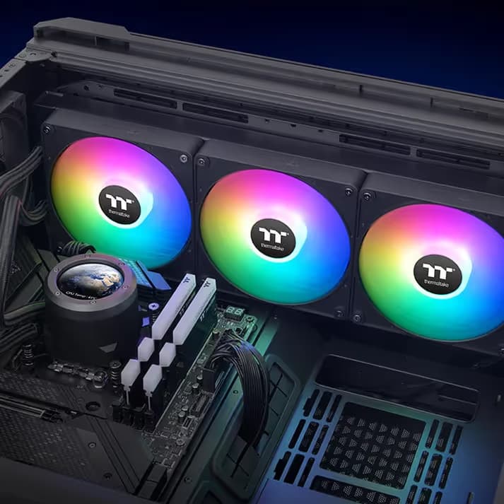 Thermaltake TH420 V2 Ultra EX ARGB Sync Water 420mm 90.3 CFM Black image
