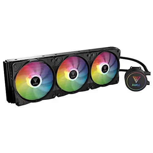 GAMDIAS AURA GL360 Water 360mm 66.7 CFM Black image