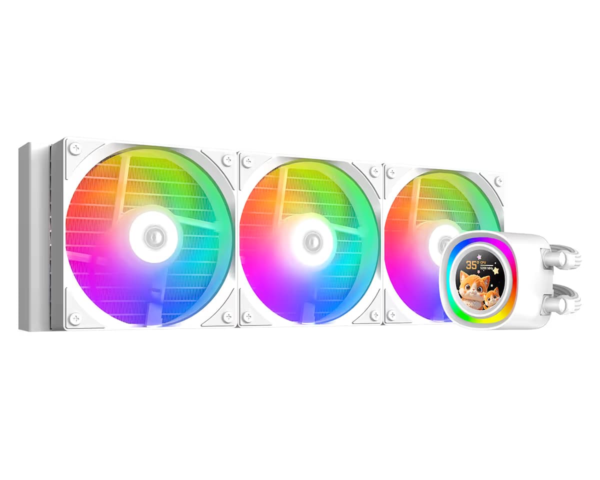 ID-COOLING FX360 LCD Water White image