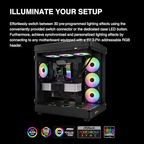 GAMDIAS CHIONE E4 73.36 CFM Water 360mm Black image