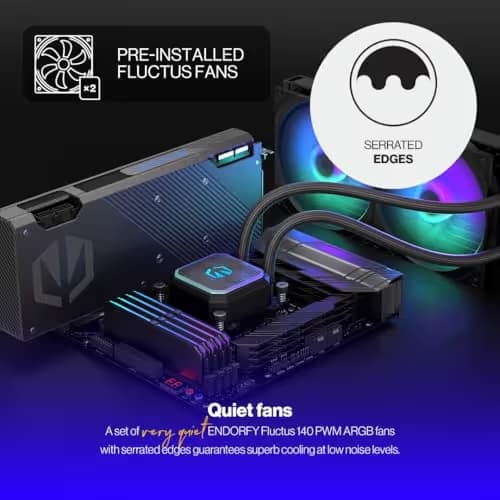 ENDORFY Navis F280 ARGB Water 280mm Black image