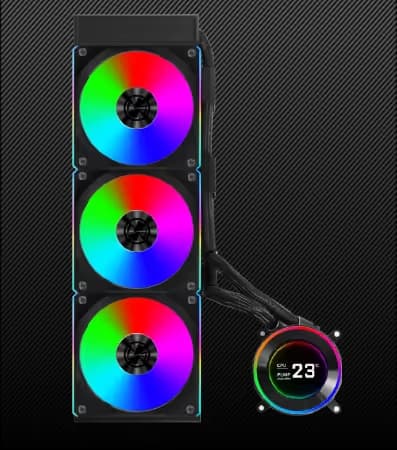 Lian Li Hydroshift II LCD-C CL 72 CFM Water 360mm Black image