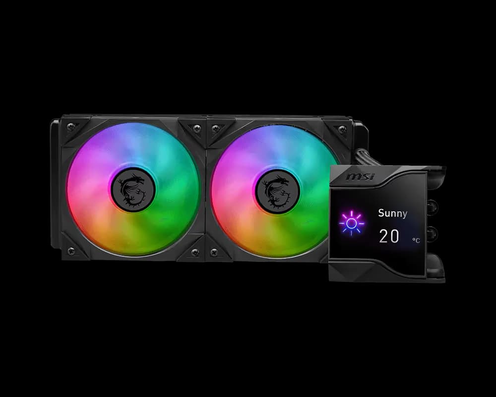 MSI MPG CORELIQUID D240 Water 240mm 77.4 CFM Black image
