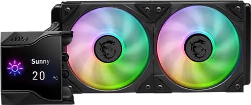 MSI MPG CORELIQUID D240 Water 240mm 77.4 CFM Black image