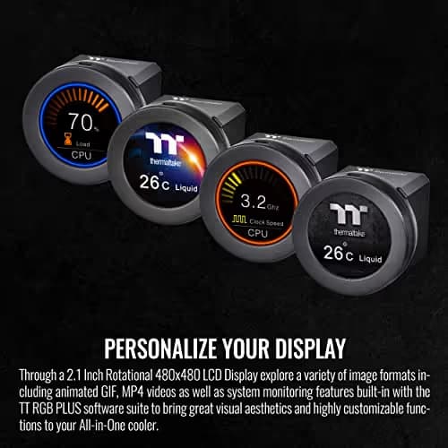 Thermaltake TOUGHLIQUID Ultra RGB 107 CFM Water 280mm Black image