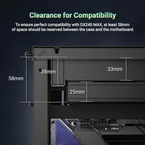 ID-COOLING DX240 MAX 85 CFM Water 240mm Black image