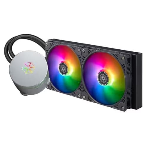 Silverstone IceMyst Water 280mm 93.29 CFM Silver / Black image