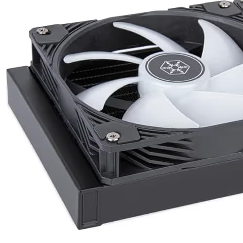 Silverstone IceMyst Water 280mm 93.29 CFM Silver / Black image