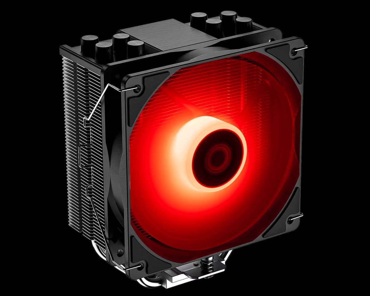ID-COOLING SE-214-XT-RX Air 150mm 74.5 CFM Red / Black main image