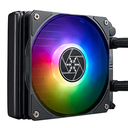 Silverstone VIDA Water 120mm SLIM 66.83 CFM Black image