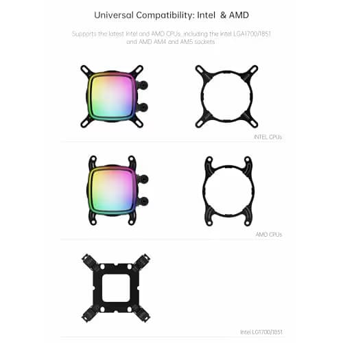 Geometric Future Eskimo Pro 36 80.81 CFM Water 360mm Black image