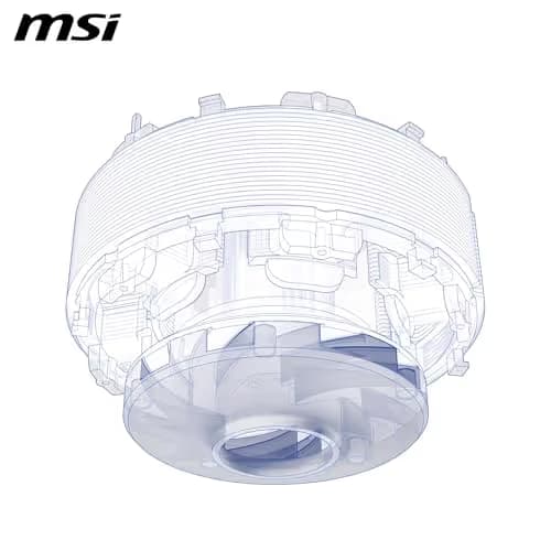 MSI MAG CORELIQUID A13 Water 240mm 62.6 CFM White image