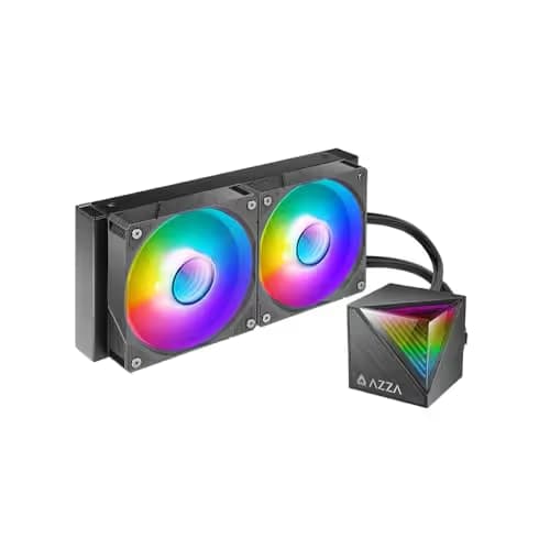 Azza CUBE Water 240mm 57.5 CFM Black image