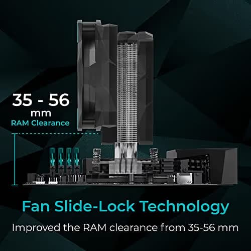 Iceberg Thermal IceSLEET G4 OC 58.5 CFM Air 156mm Black / Teal image