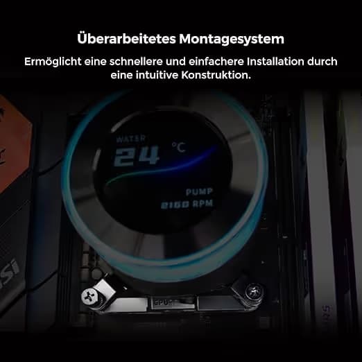 Lian Li Hydroshift II LCD-C TL 90.1 CFM Water 360mm Black image