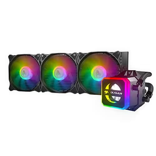 Cougar Helor Water 360mm 78.4 CFM Black image