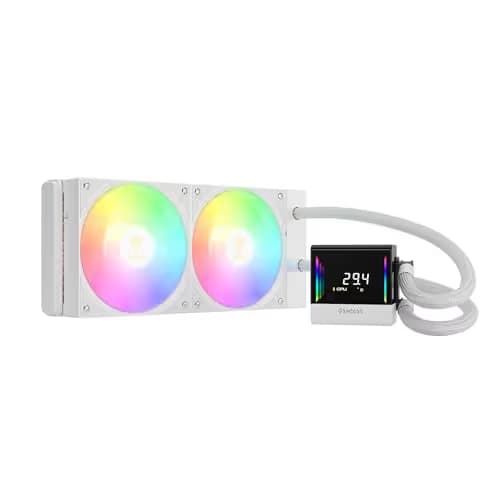 GAMDIAS CHIONE E4 Water 240mm 73.36 CFM White main image