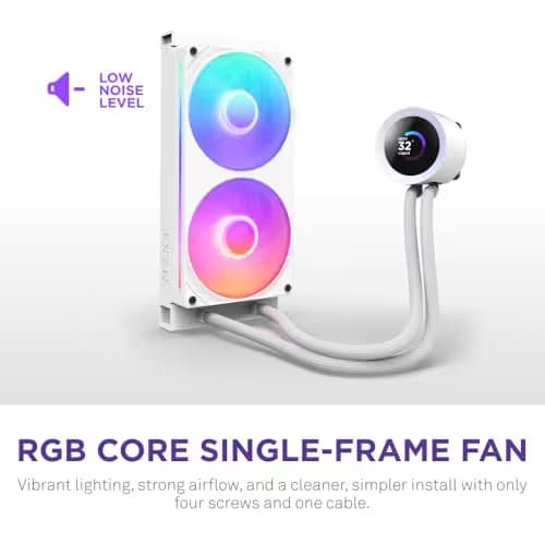 NZXT Kraken Plus 240mm RGB White (2025) image