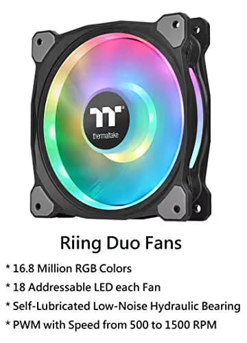Thermaltake Floe DX RGB 280 TT Premium Edition Water 280mm 60.87 CFM Black / Gray image