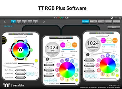 Thermaltake Floe DX RGB 280 TT Premium Edition Water 280mm 60.87 CFM Black / Gray image