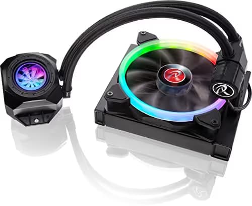 RAIJINTEK Orcus Water 140mm RGW 65.19 CFM Black image