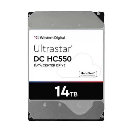 Western Digital Ultrastar DC HC550 14TB Internal HDD 7200RPM 3.5" SATA 6.0 Gb/s image