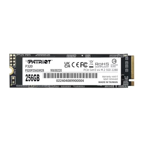 Patriot P320 256GB M.2-2280 SSD PCIe 3.0 x4 NVMe image