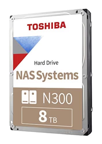 Toshiba N300 NAS 8TB 3.5" HDD 7200RPM SATA 6.0 Gb/s main image