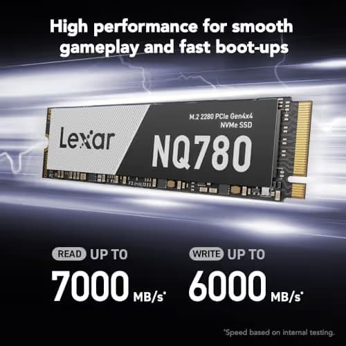 Lexar NQ780 4TB SSD M.2-2280 PCIe 4.0 X4 NVME image