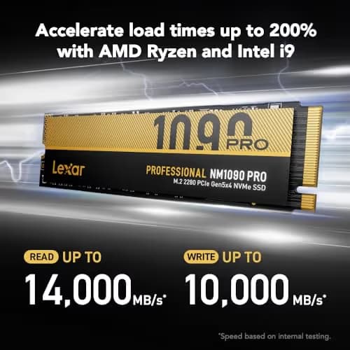 Lexar Professional NM1090 PRO 1TB SSD M.2-2280 PCIe 5.0 x4 NVMe image